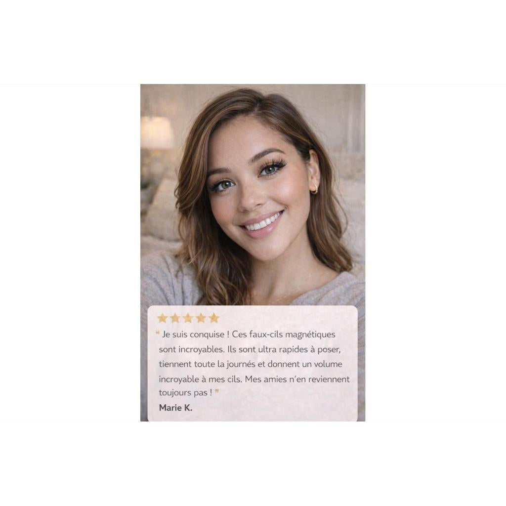 Luxévia 3D Magnetic Lashes – Réutilisables & Sans Colle