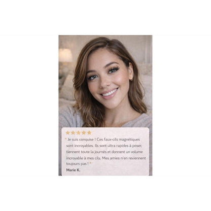 Luxévia 3D Magnetic Lashes – Réutilisables & Sans Colle