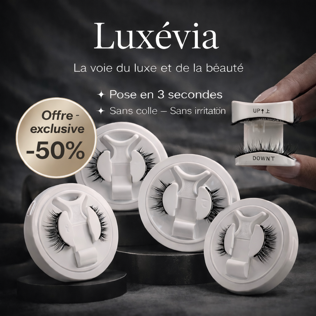 Luxévia 3D Magnetic Lashes – Réutilisables & Sans Colle